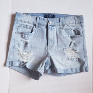 AERO High Rise Midi Shorts Women 8